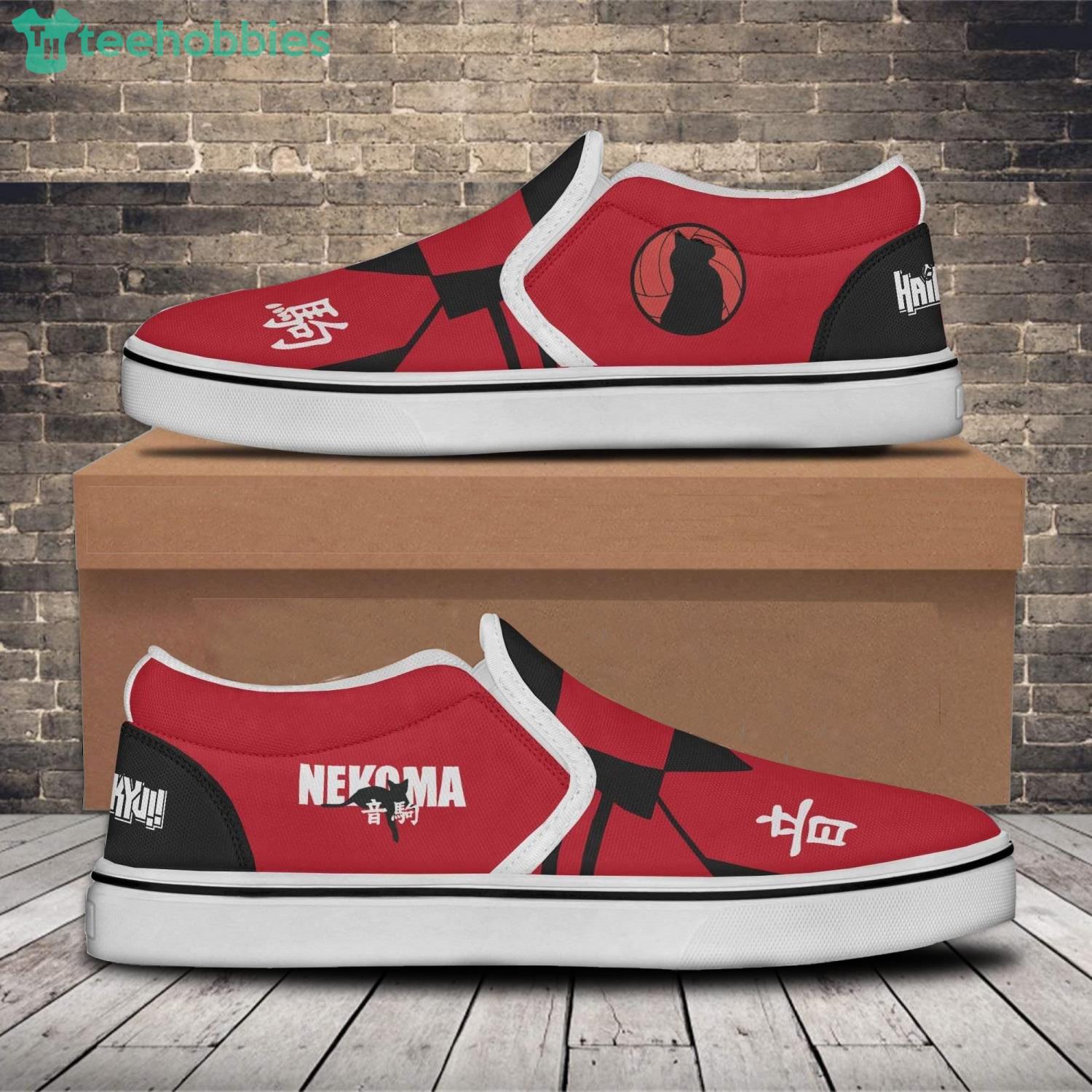 Haikyuu Nekoma High Top Canvas Shoes Gift For Fans