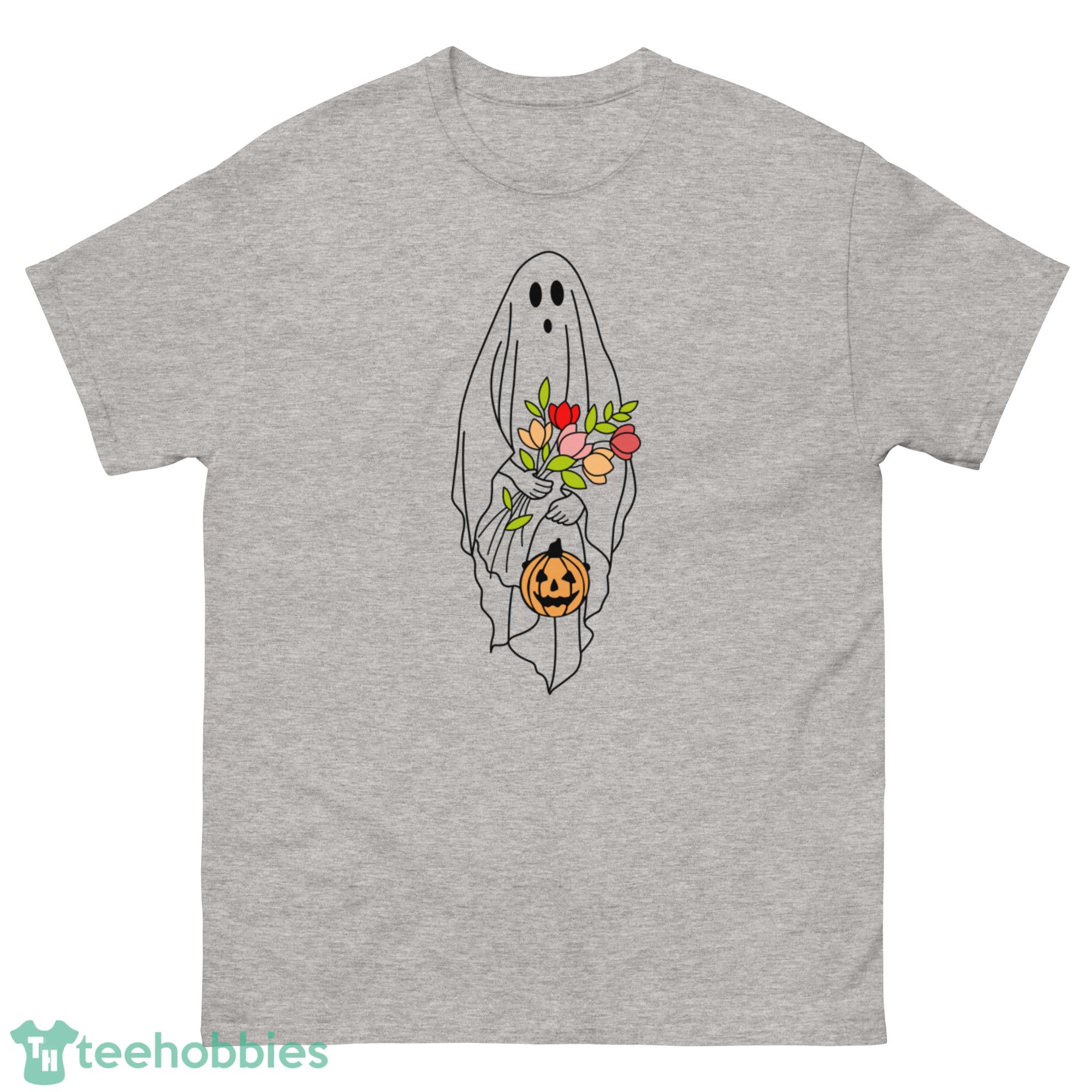 Halloween Ghost And Floral Shirt - G500 Men’s Classic T-Shirt