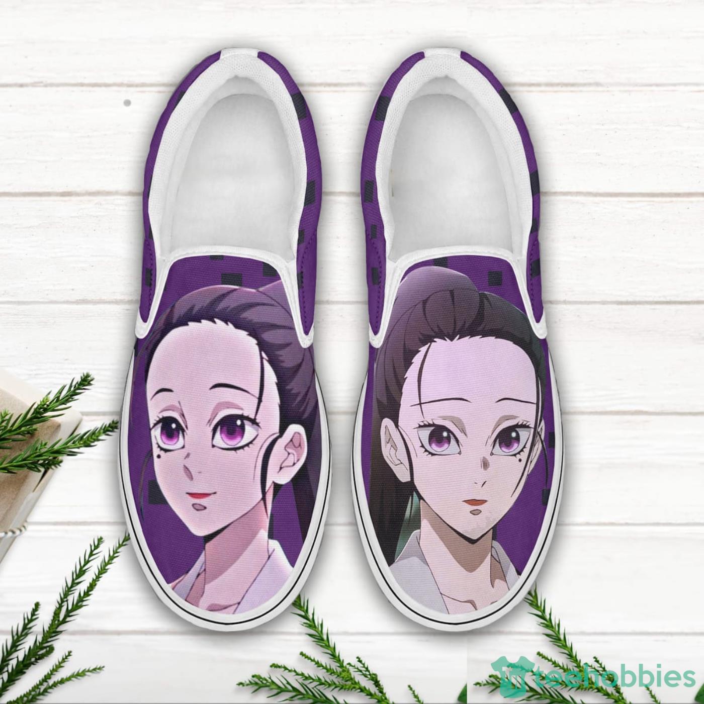 Hinatsuru Shoes Custom Demon Slayer Anime Slip On Shoes