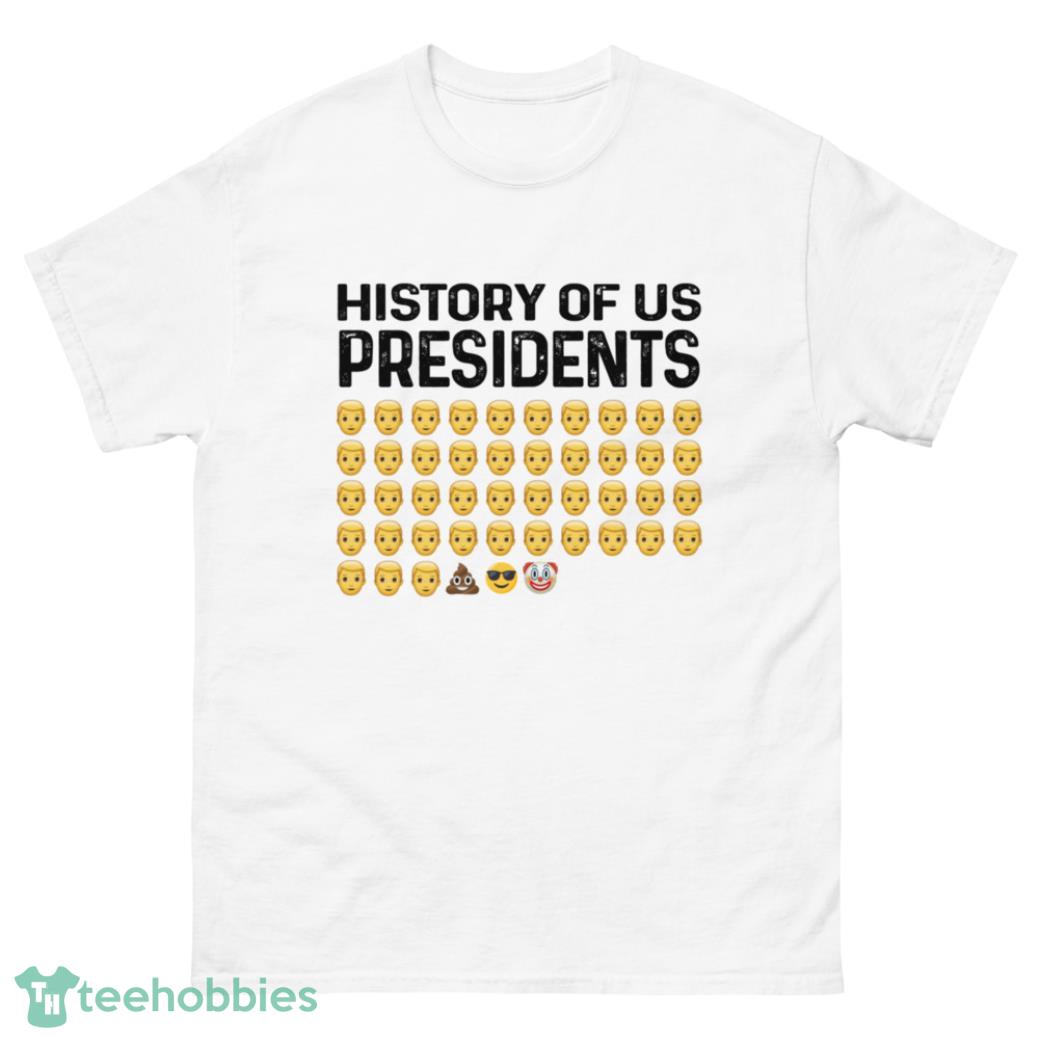 History Of Us Presidents Trump Cool, Biden Clows Shirt - G500 Men’s Classic T-Shirt-1
