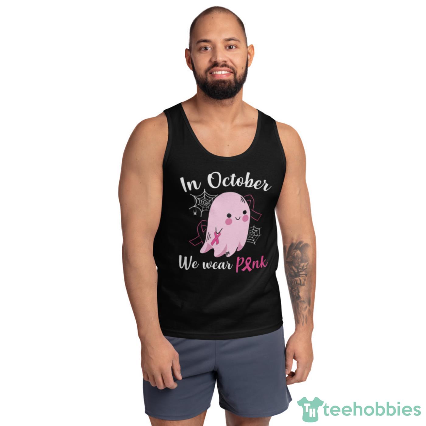 In October We Wear Pink Ghost Breast Cancer Awareness T-Shirt - in-october-we-wear-pink-ghost-breast-cancer-awareness-t-shirt-2 In October We Wear Pink Ghost Breast Cancer Awareness T-Shirt - in-october-we-wear-pink-ghost-breast-cancer-awareness-t-shirt-2