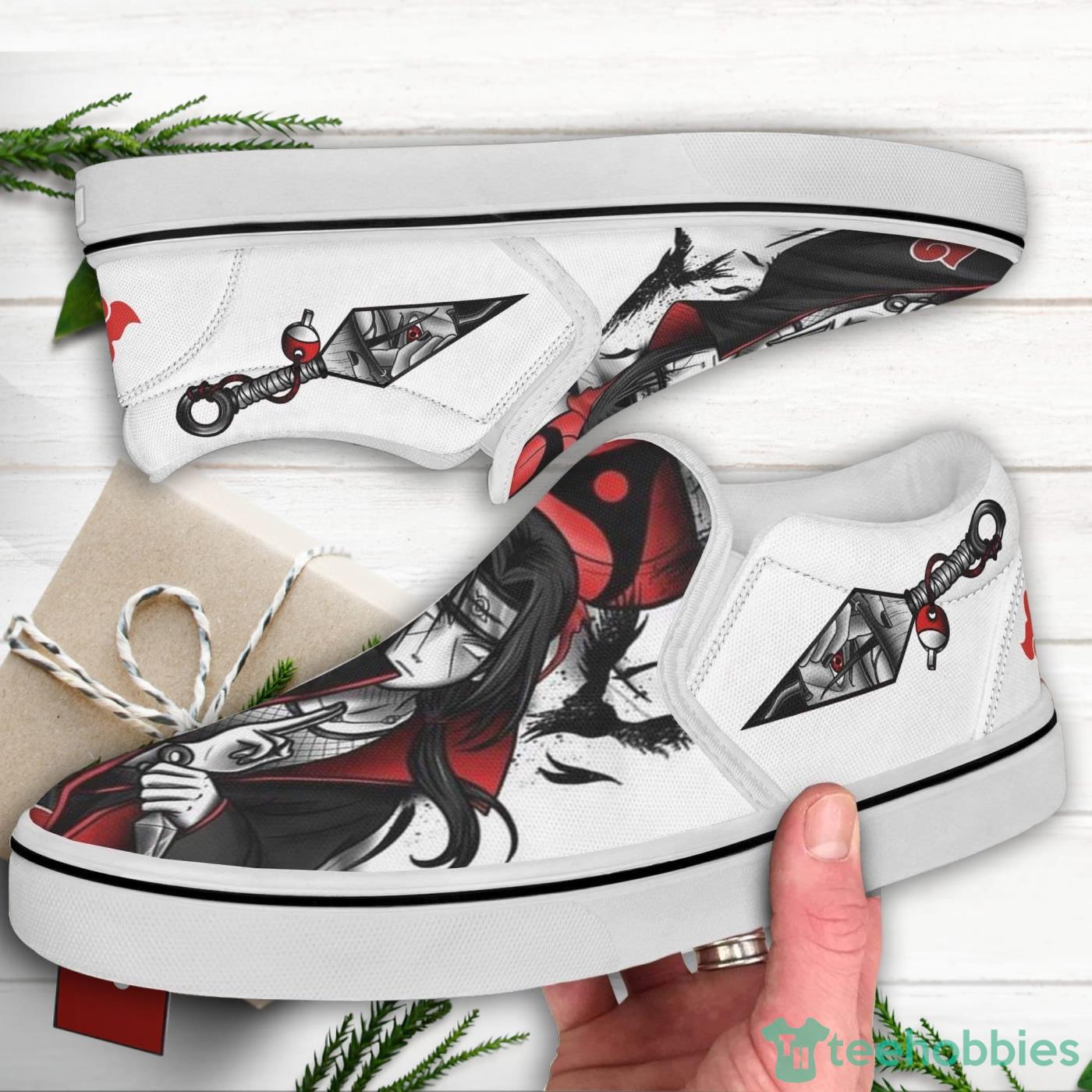 Itachi Akatsuki Shoes Custom Naruto Slip On Shoes Product Photo 4 Itachi Akatsuki Shoes Custom Naruto Slip On Shoes Product Photo 4