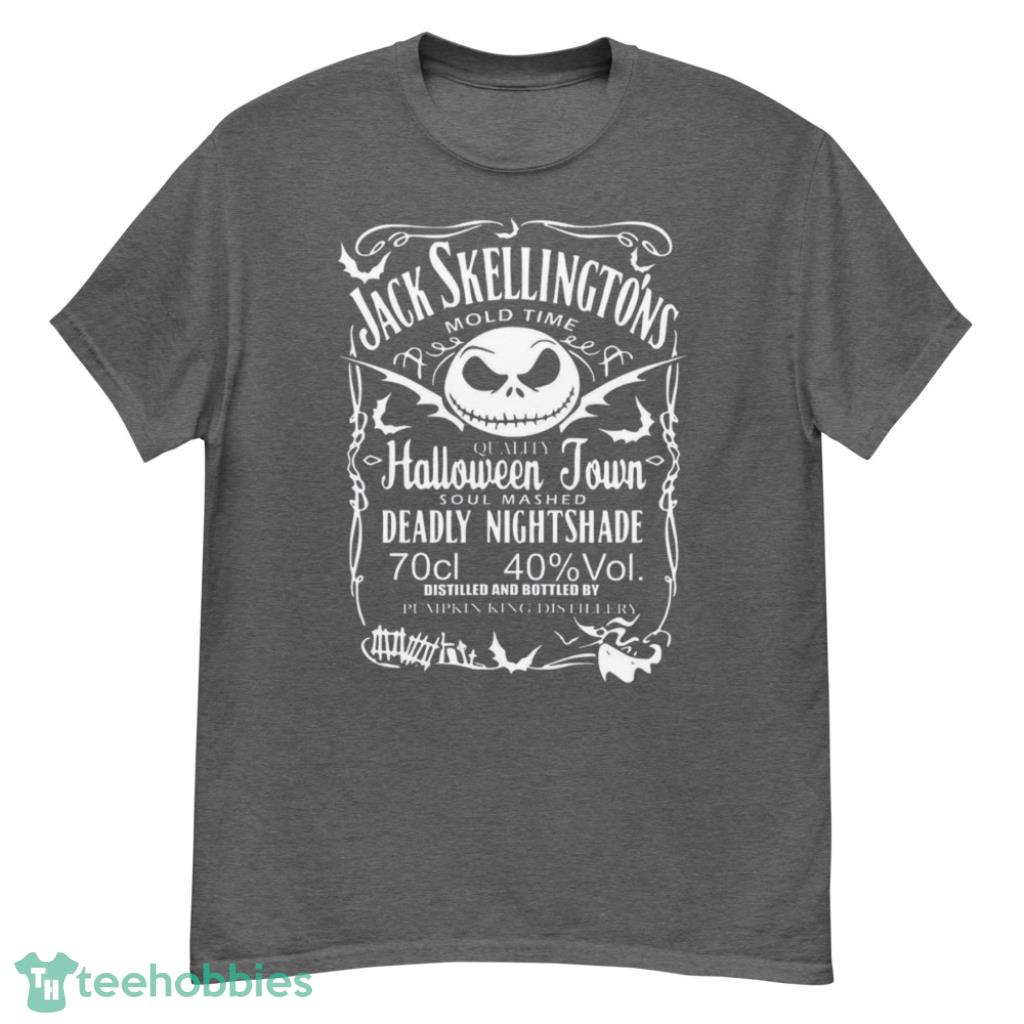 Jack Skellington's Brewery Halloween T-Shirt, Jack Daniel Nightmare Before Christmas Shirt - G500 Men’s Classic T-Shirt-1