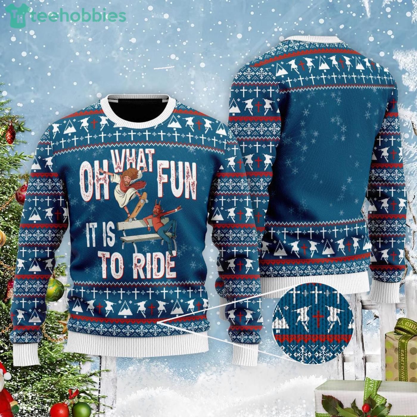 https://image.teehobbies.us/2022/10/jesus-ride-skateboarding-with-satan-what-fun-it-is-to-ride-ugly-christmas-sweater.jpg