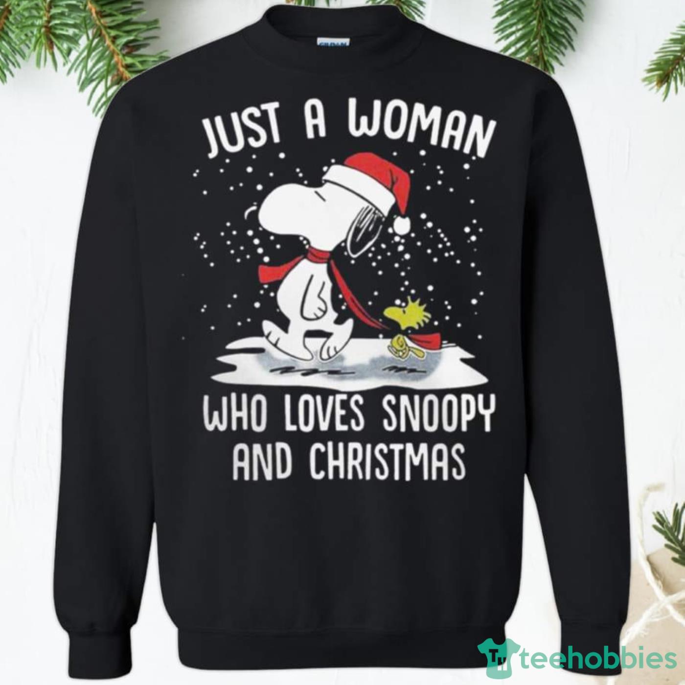Snoopy and Woodstock Peanuts Just A Girl Who Lover Christmas And Love Portland  Trail Blazers shirt, hoodie, sweater, long sleeve and tank top