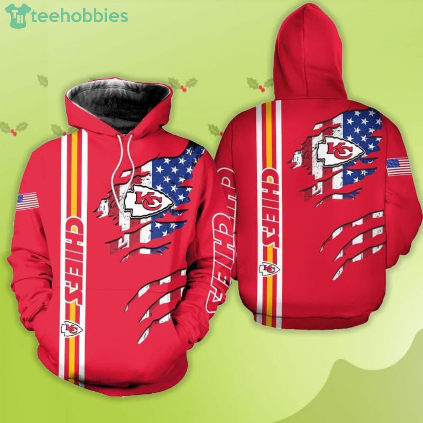 Kansas City Chiefs Flag American NFL Football Hoodie Gifts for Fans - The  best gifts are made with Love