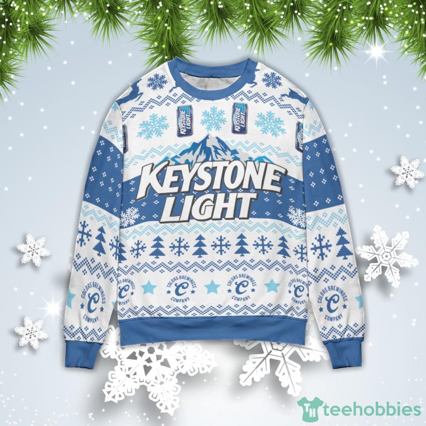 Keystone Light Christmas Gift Ugly Christmas Sweater Product Photo 1