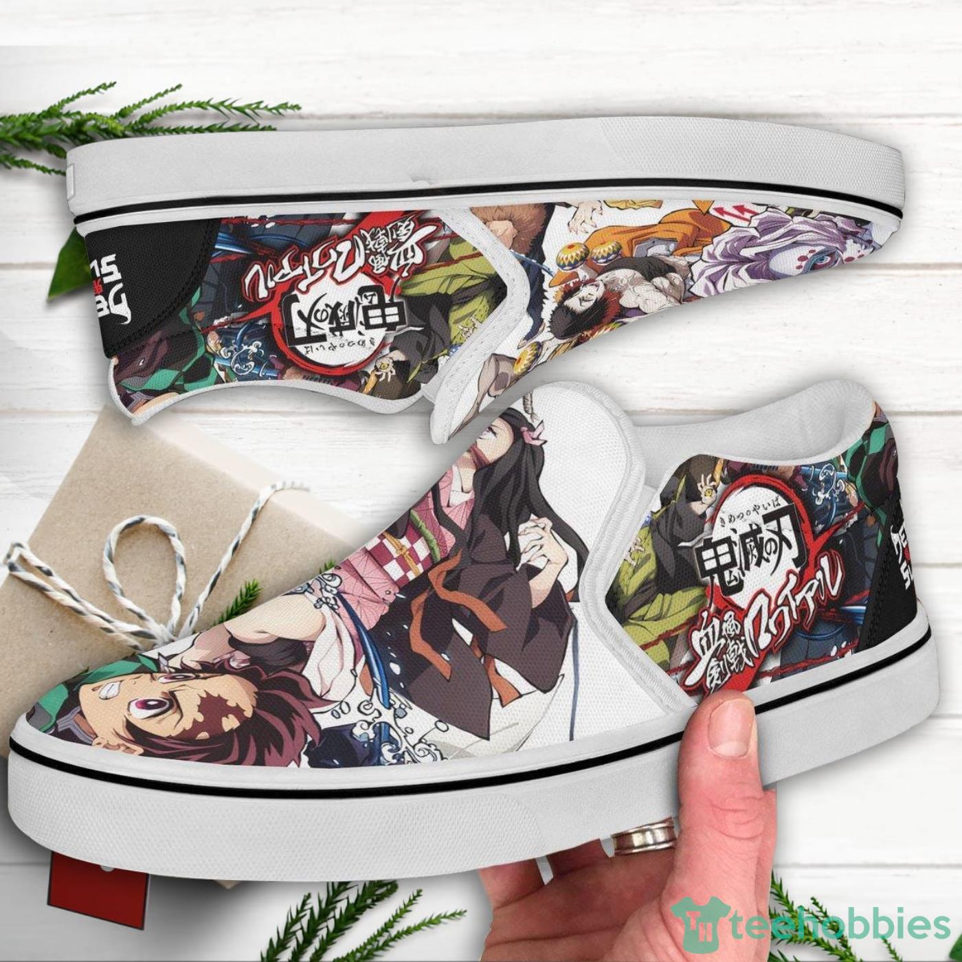 KNY Shoes Custom Anime Slip On Shoes image KNY Shoes Custom Anime Slip On Shoes Product Photo 3