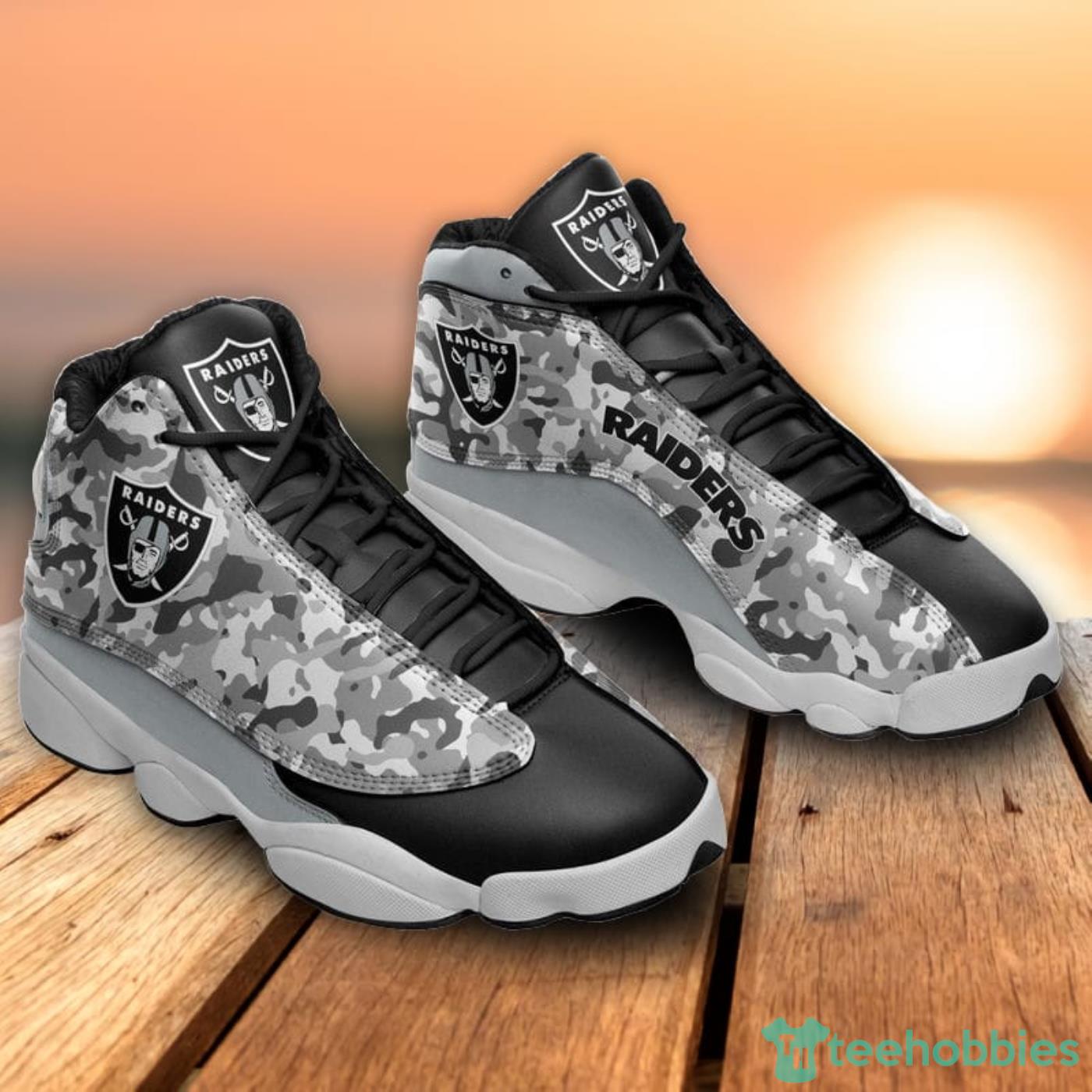 Raiders Jordans Shoes design full 3D for sale 2023