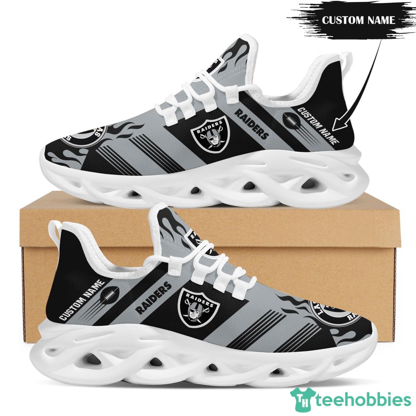 Las Vegas Raiders Custom Name Max Soul Sneaker Running Shoes Product Photo 1