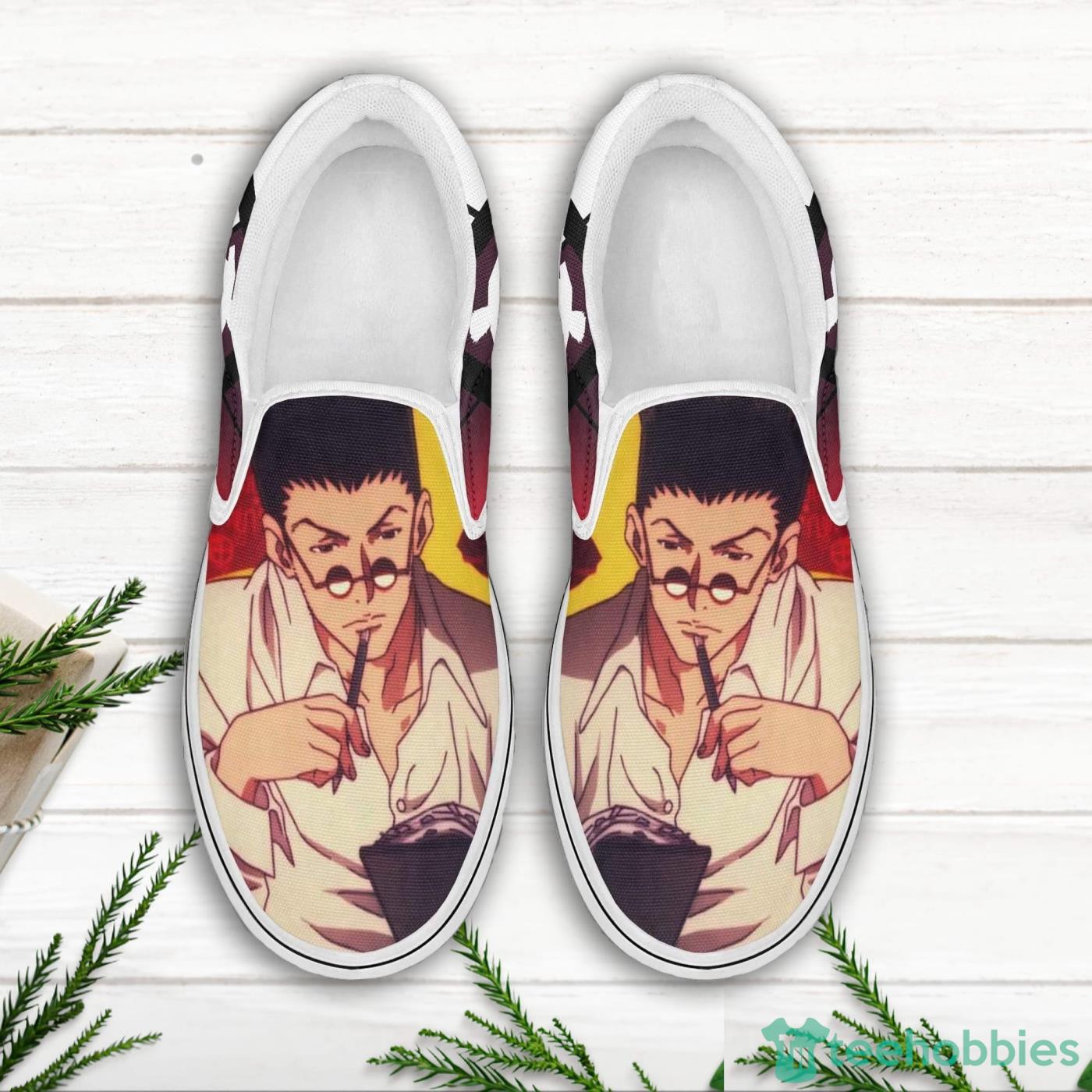 Leorio Custom Anime Hunter X Hunter Slip On Sneakers Shoes