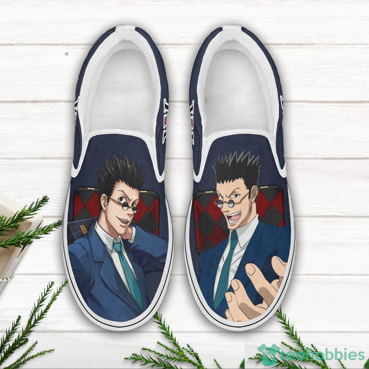 Leorio Paradinight Shoes Custom Hunter x Hunter Anime Slip On Shoes