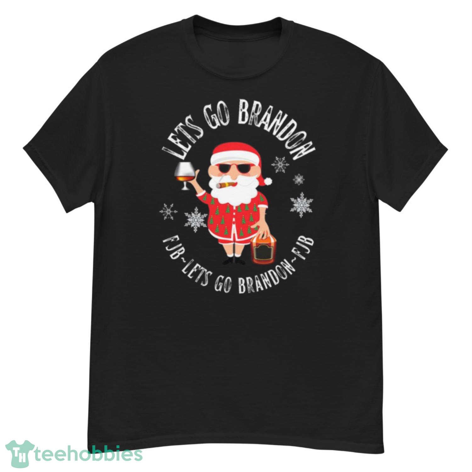 Lets Go Brandon Let’s Go Brandon Christmas Eve Holiday Santa Shirt - G500 Men’s Classic T-Shirt