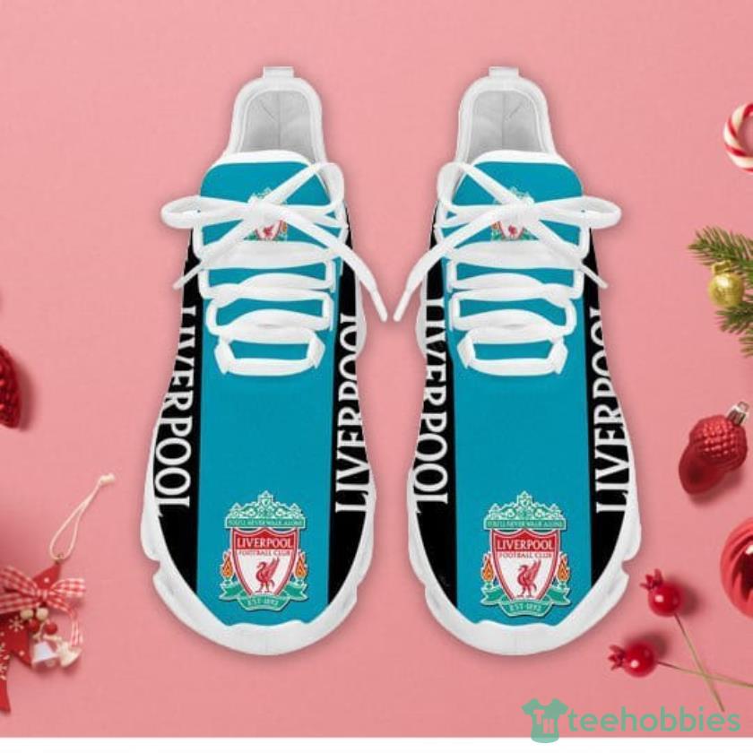 Liverpool Blue Striped Max Soul Sneaker Running Shoes