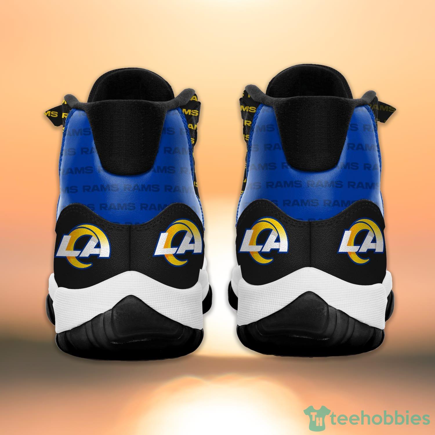 Shoes Los Angeles Rams Jordan 13 Custom Name Shoes - Banantees