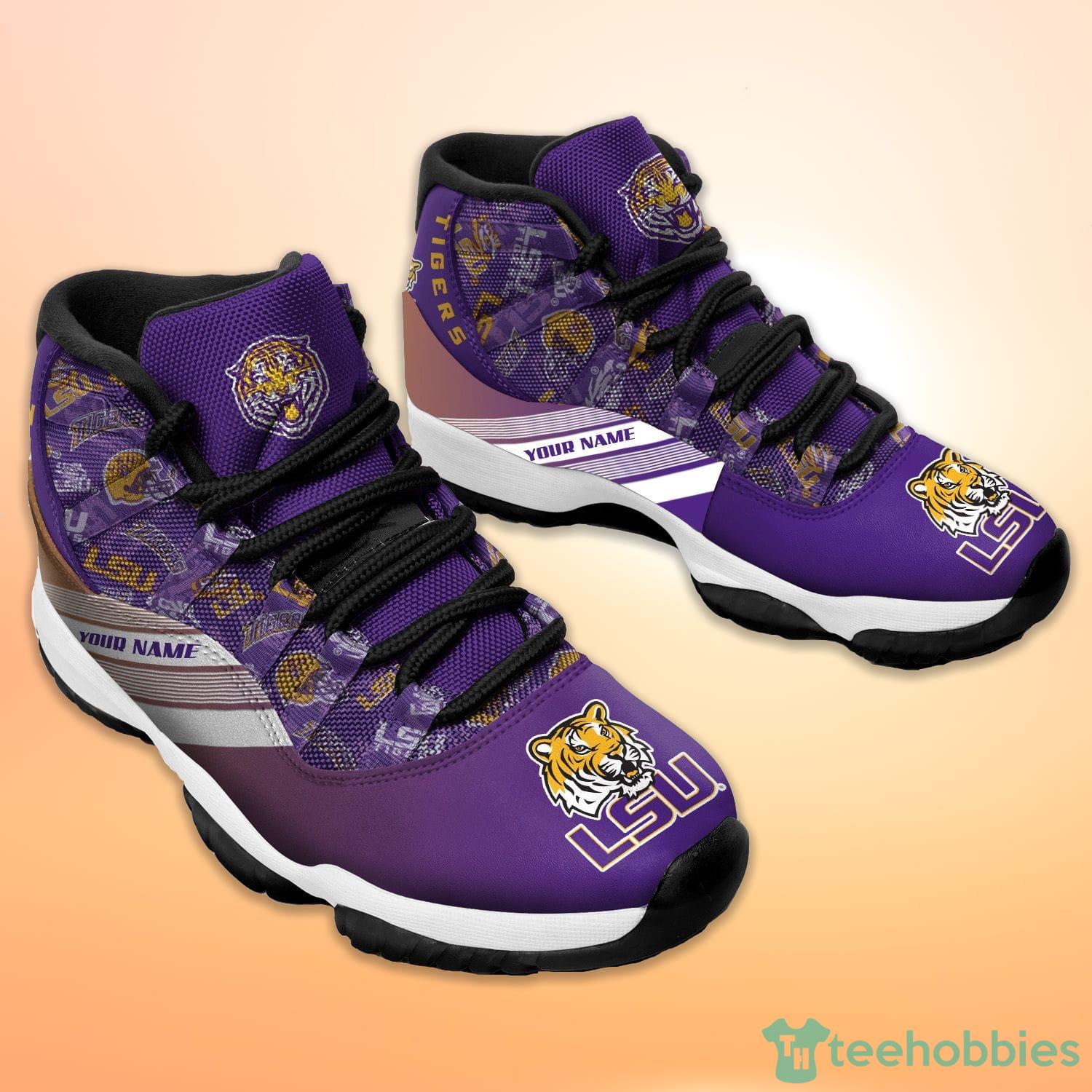 LSU Tigers Air Jordan 4 Shoes Sneaker Custom Name For Men And Women