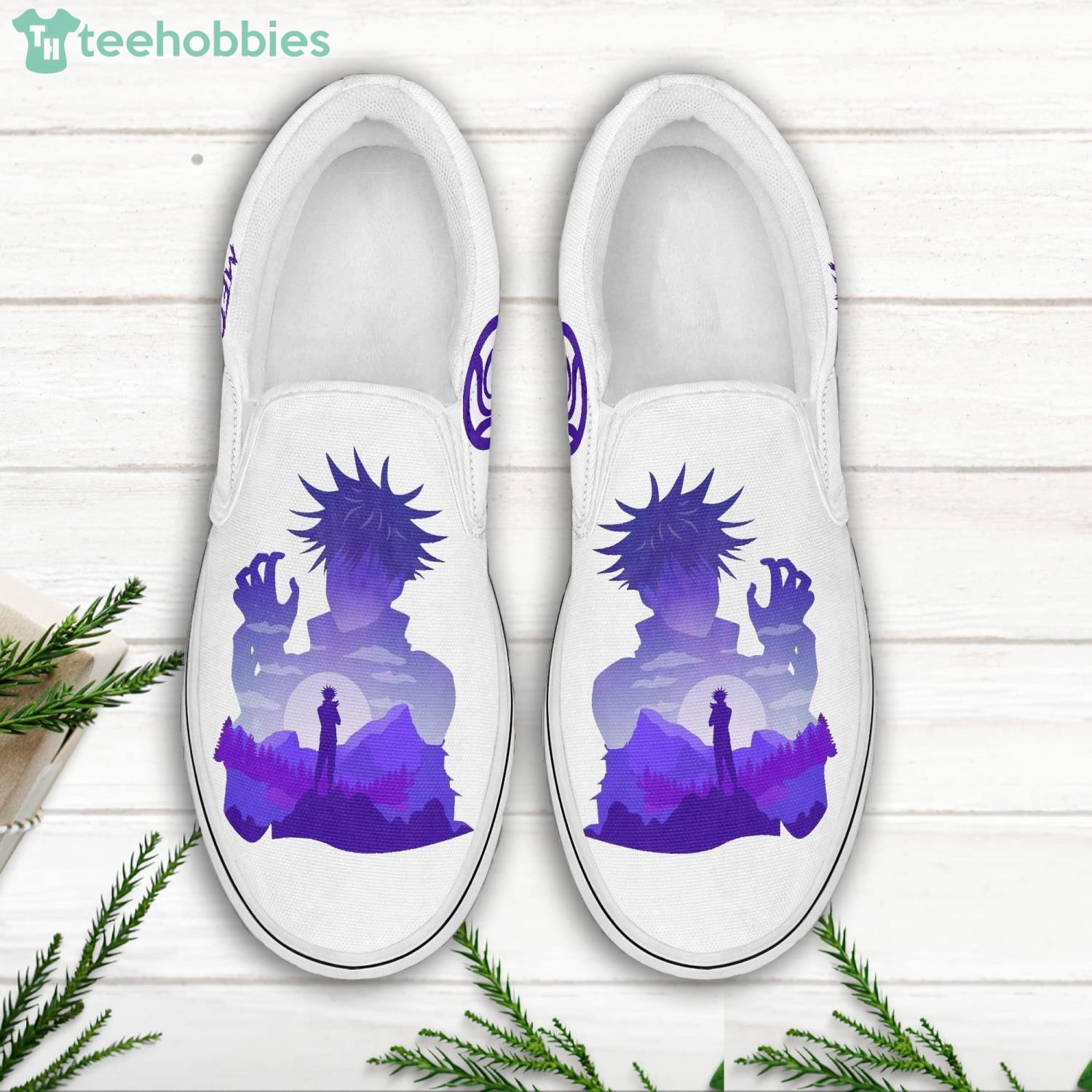 Megumi Fushiguro Custom Jujutsu Kaisen Anime Slip On Shoes Product Photo 1 Megumi Fushiguro Custom Jujutsu Kaisen Anime Slip On Shoes Product Photo 1