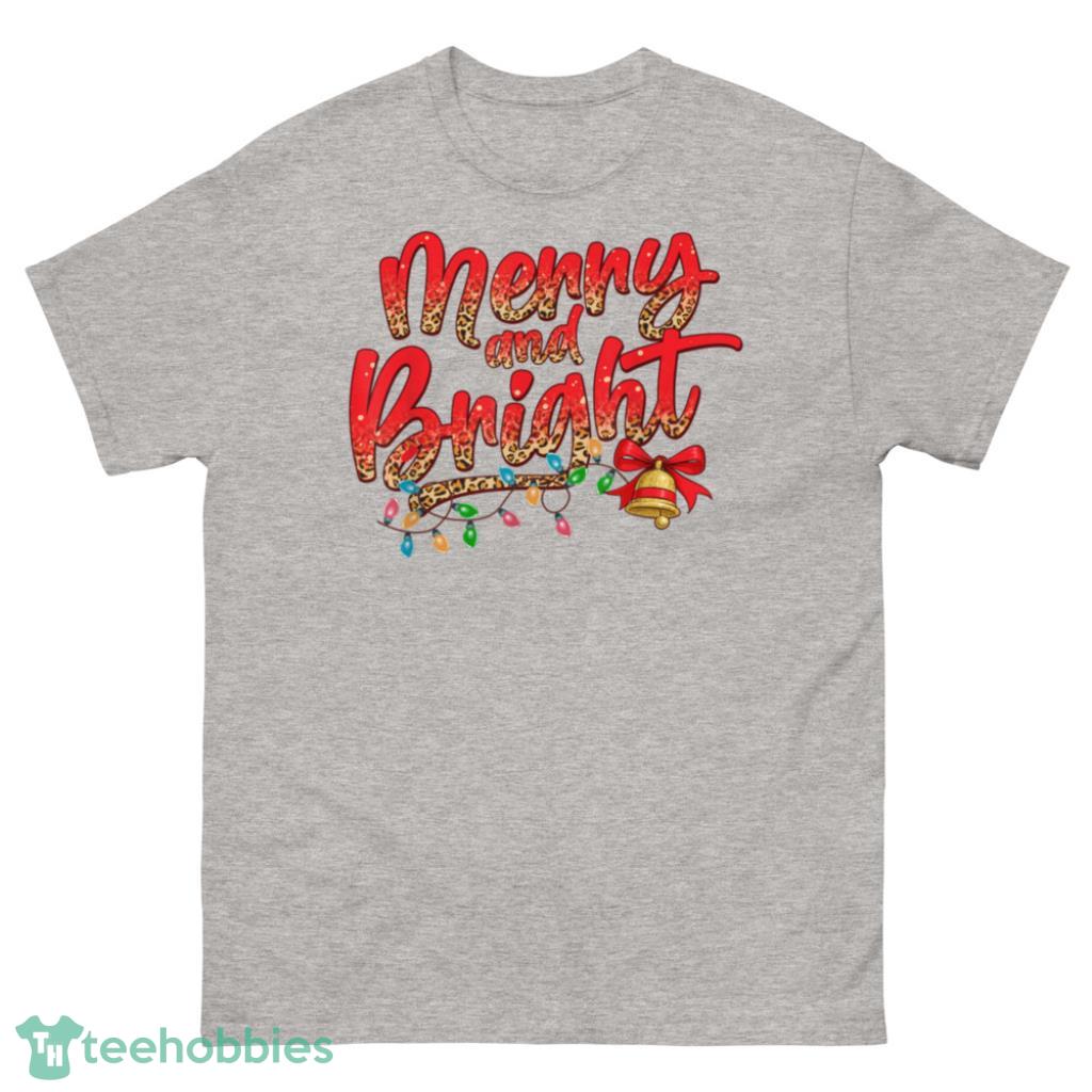 Merry And Bright Christmas Lights Christmas Shirt - 500 Men’s Classic Tee Gildan
