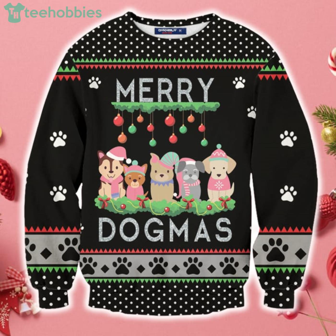 Merry Dogmas Christmas Dog Lover Sweater Sweatshirt For Christmas Product Photo 3 Merry Dogmas Christmas Dog Lover Sweater Sweatshirt For Christmas Product Photo 3