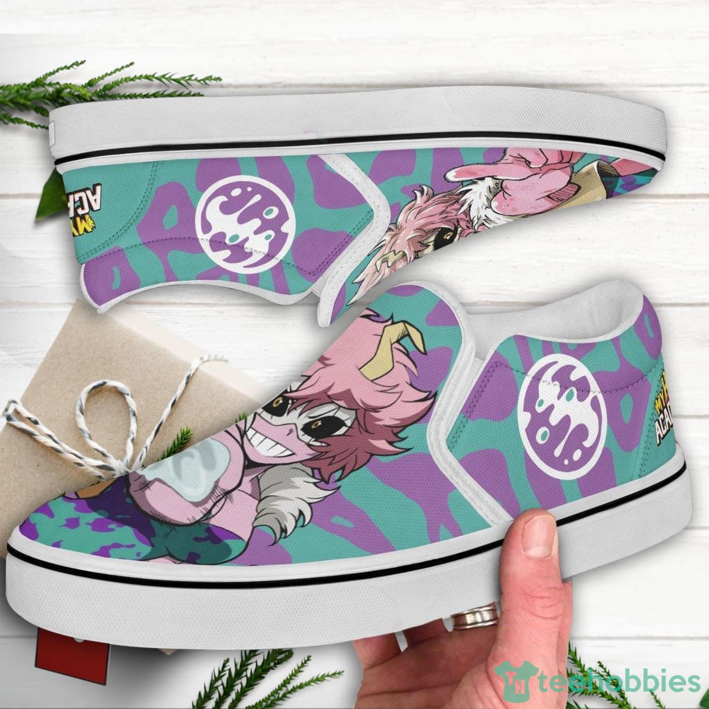 Mina Ashido My Hero Academia Shoes Custom Anime Slip On Shoes