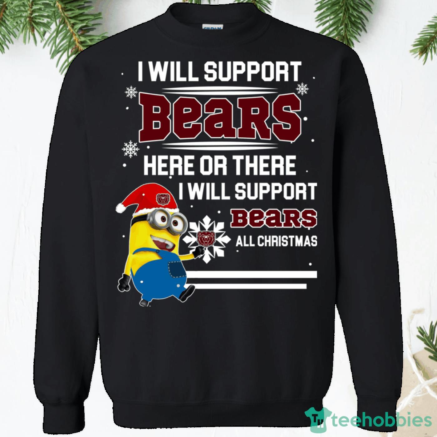 Missouri State Bears Minion Christmas Sweatshirt Product Photo 1