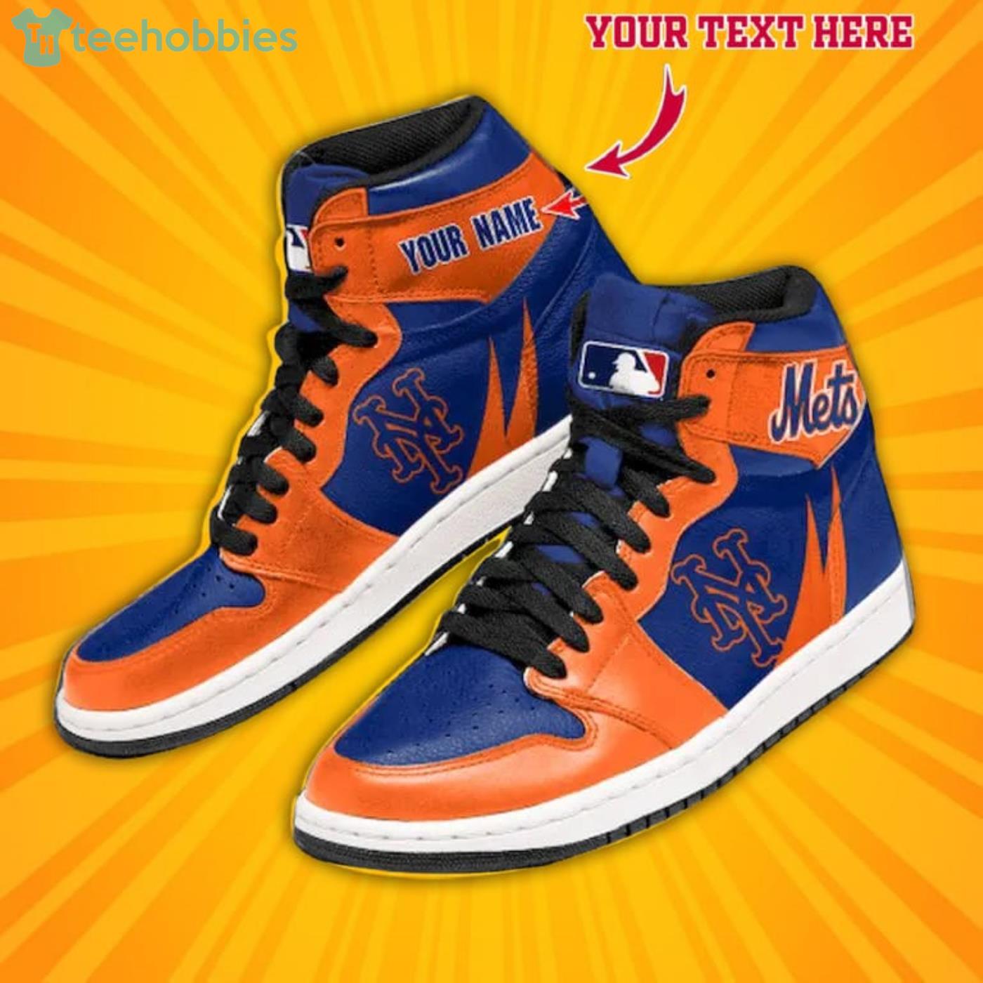 MLB New York Mets Air Jordan 13 Custom Name Shoes Sneaker