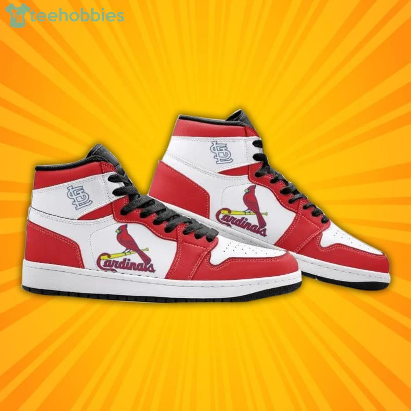 Mlb St Louis Cardinals Air Jordan 4 Sneakers Shoes For Men And Women