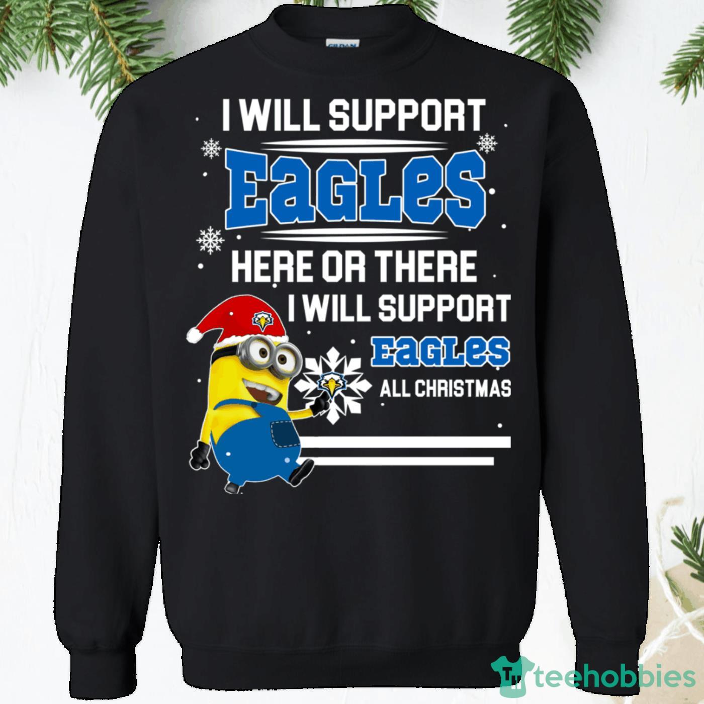 Morehead State Eagles Minion Christmas Sweatshirt Product Photo 1
