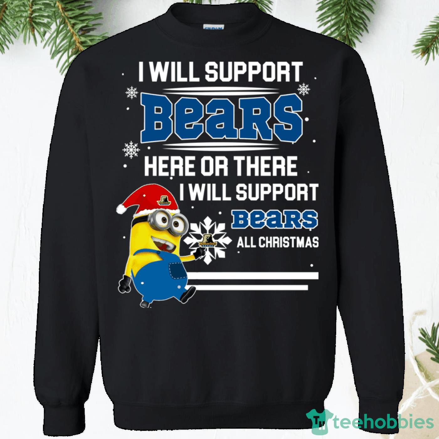 Morgan State Bears Minion Christmas Sweatshirt Product Photo 1