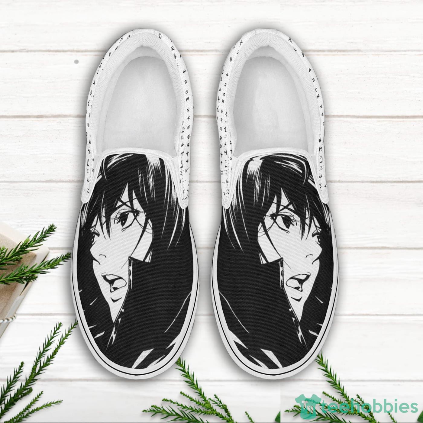 Naomi Misora Custom Death Note Anime Slip On Shoes Product Photo 1 Naomi Misora Custom Death Note Anime Slip On Shoes Product Photo 1