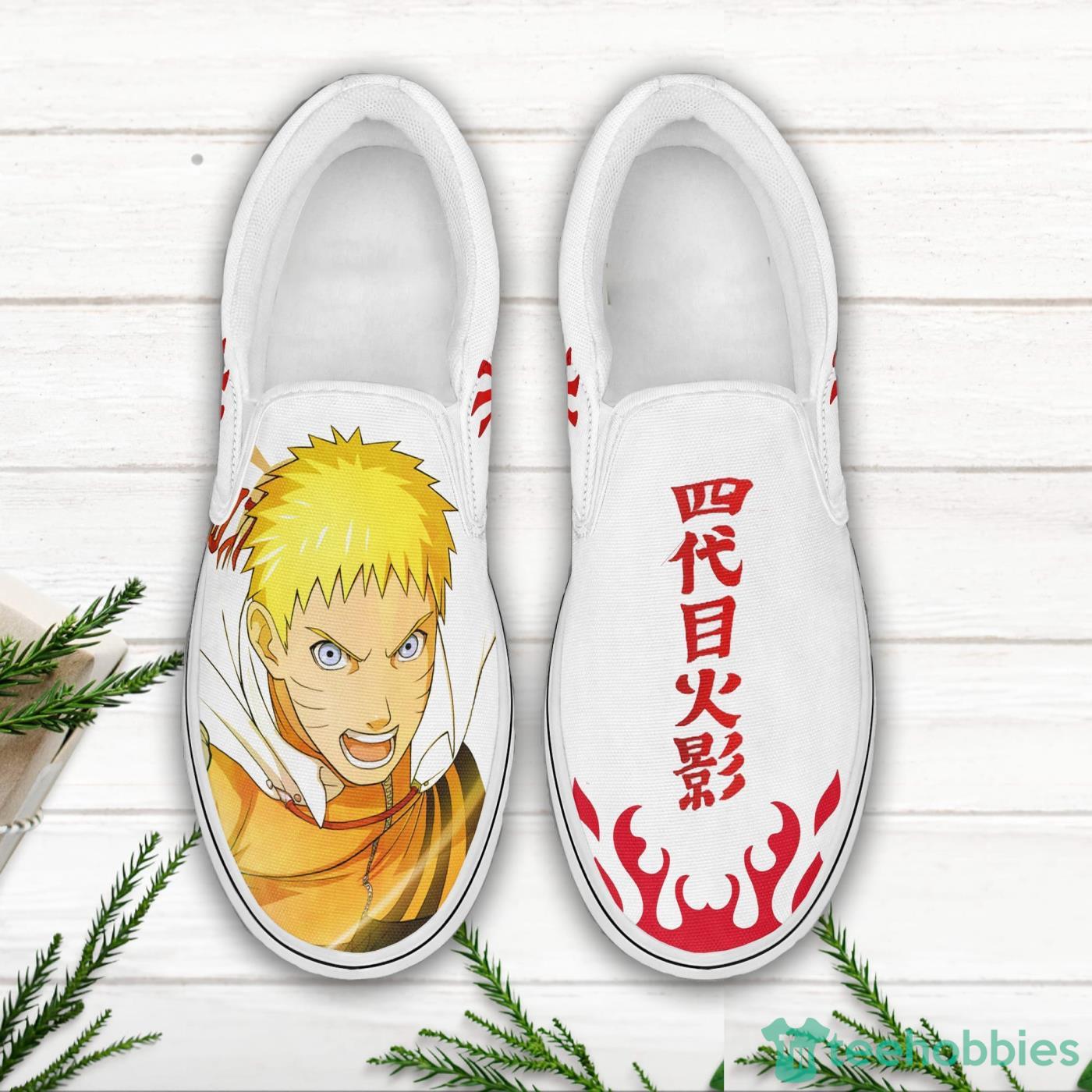 Naruto Hokage Shoes Custom Anime Boruto Slip On Shoes Product Photo 1 Naruto Hokage Shoes Custom Anime Boruto Slip On Shoes Product Photo 1