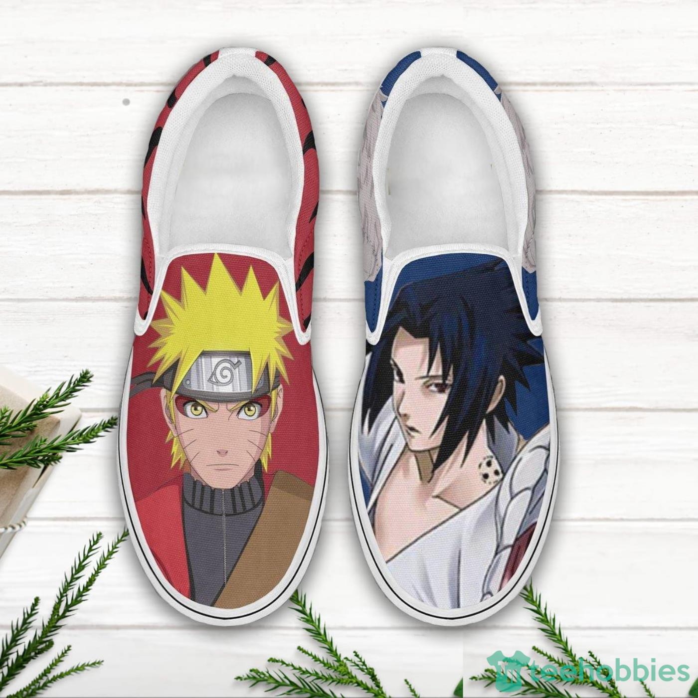 Personalized Naruto x Sasuke Naruto Anime Shoes on OnBuy