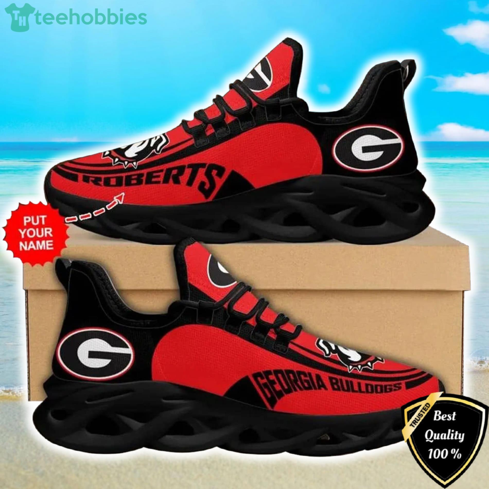 Georgia Bulldogs NCAA Custom Name And Number Best Dad Ever