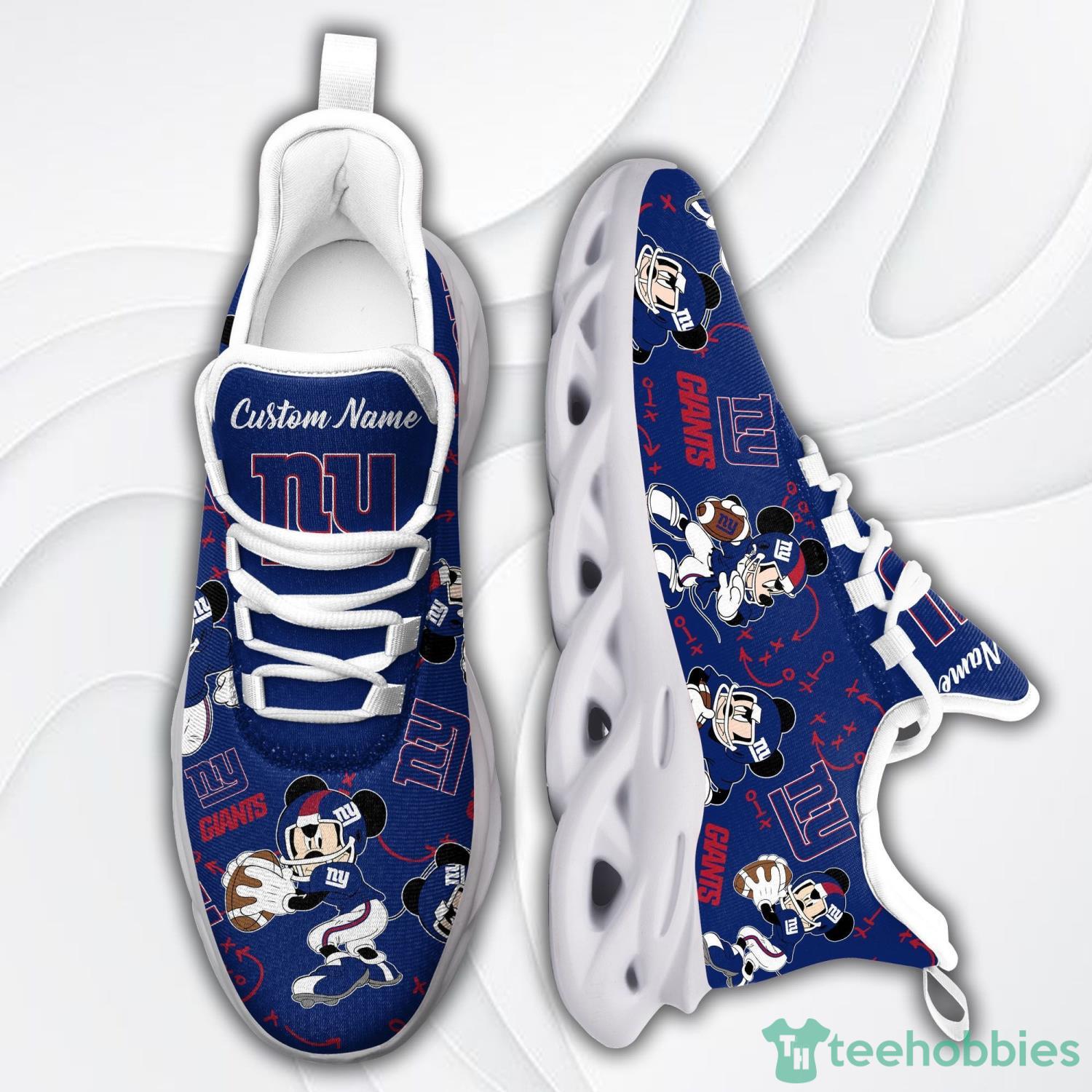 New York Giants Mickey Custom Name Max Soul Sneaker Running Shoes image New York Giants Mickey Custom Name Max Soul Sneaker Running Shoes Product Photo 4