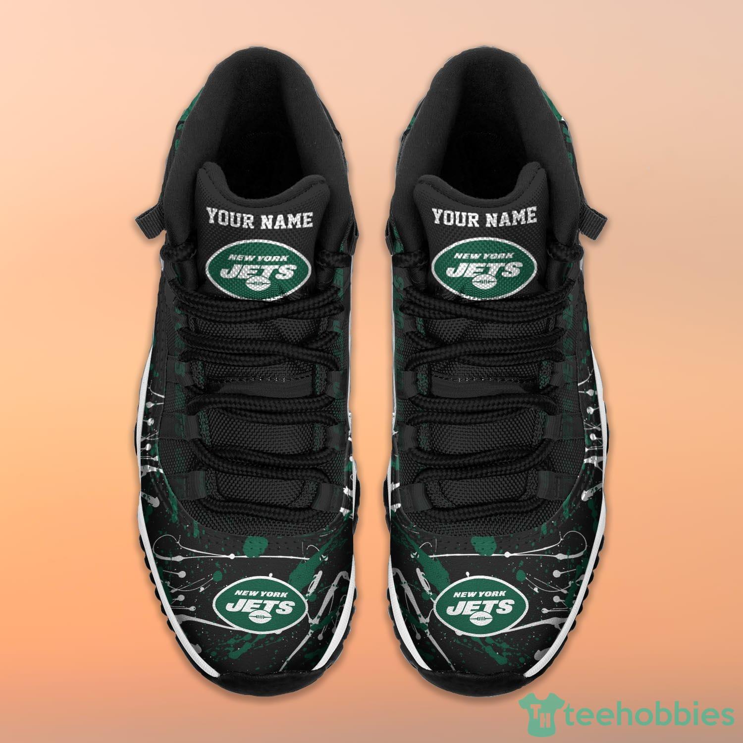 New York Jets Custom Name Air Jordan 11 Sneaker Shoes For Sport Fans -  Banantees