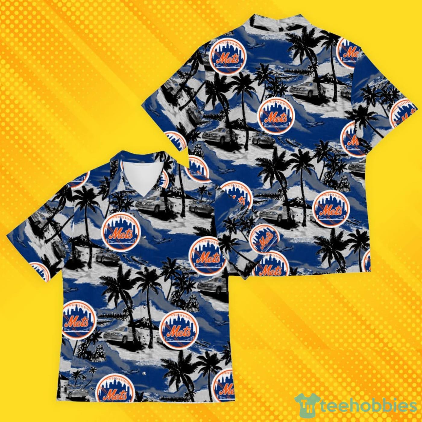 New York Mets Tropical Pattern For Fans Hawaiian Shirt and Short - Banantees