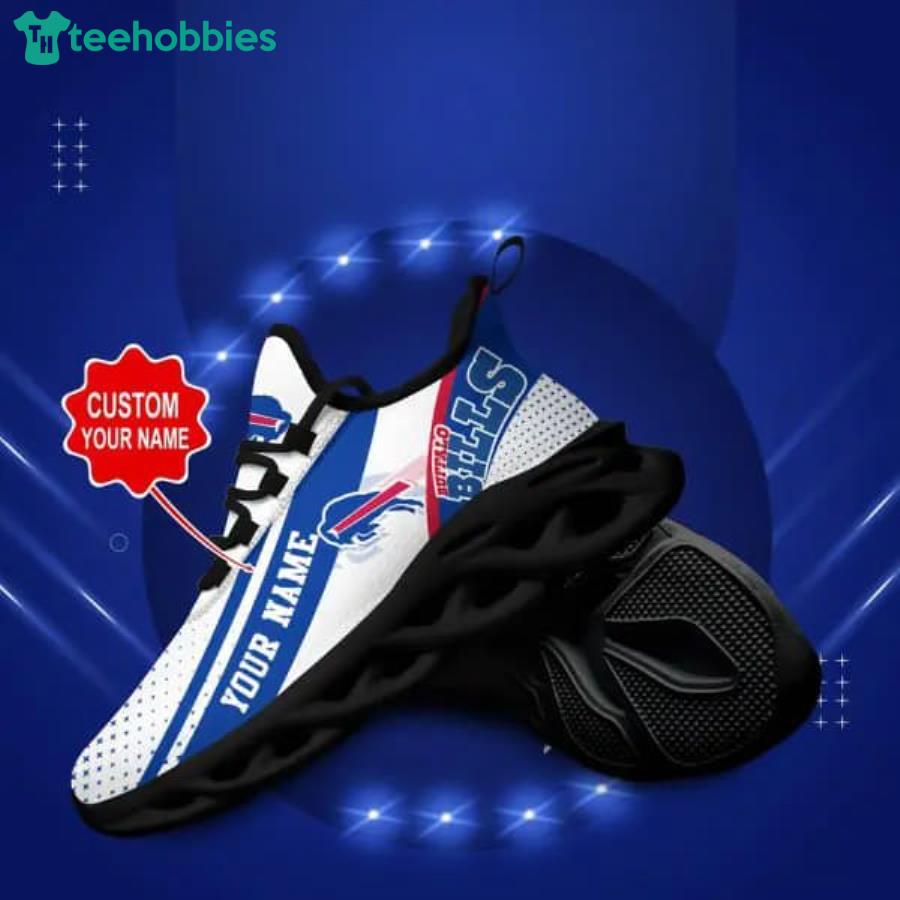 NFL Buffalo Bills Custom Name White Blue Trending Max Soul Shoes Gift For  Fans Sport