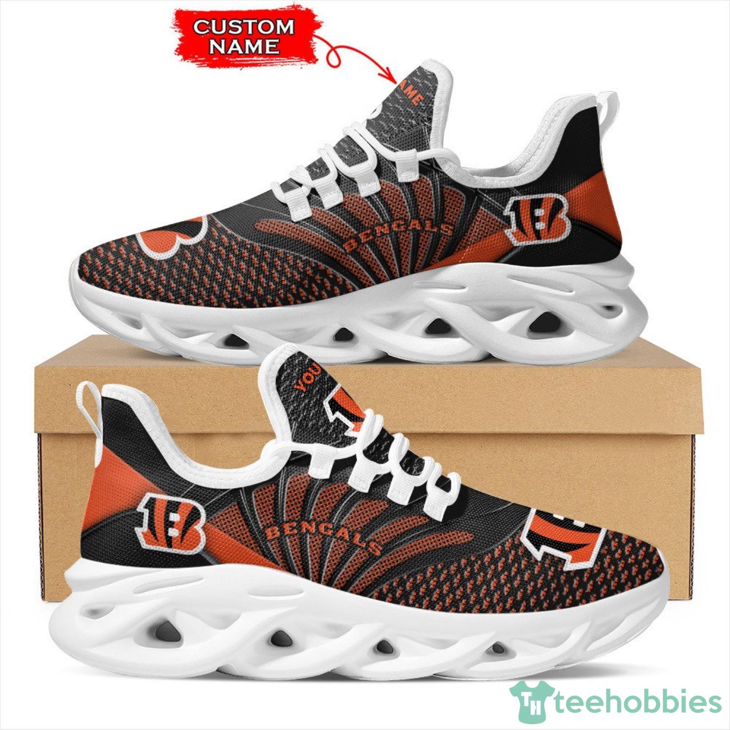 NFL Cincinnati Bengals Custom Name Max Soul Sneaker Product Photo 1