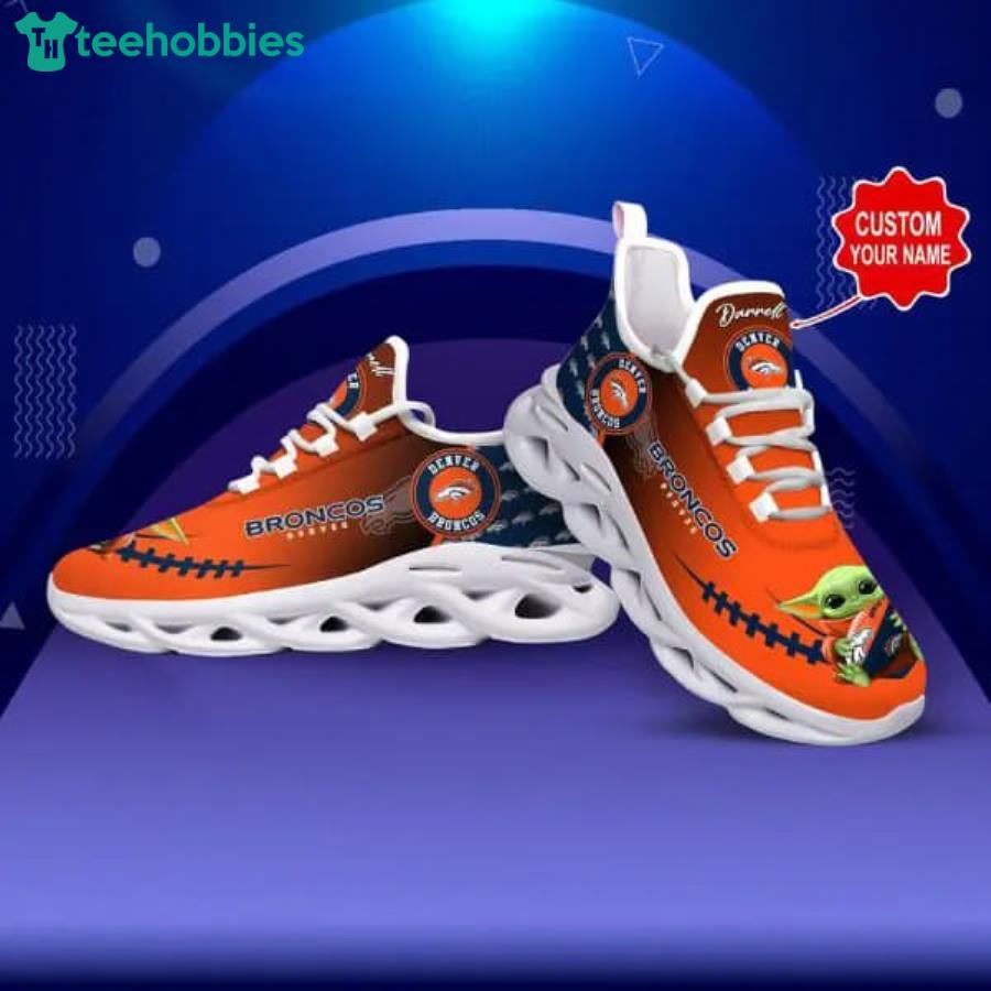 Denver Broncos Sport Sneakers NFL Max Soul Shoes - Freedomdesign