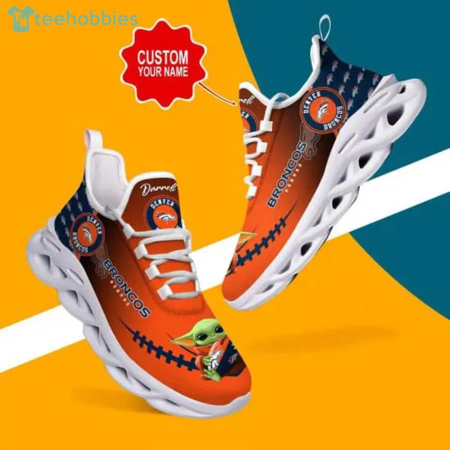 Denver Broncos NFL Max Soul Shoes Custom Name Sneakers For Men And Women -  Freedomdesign