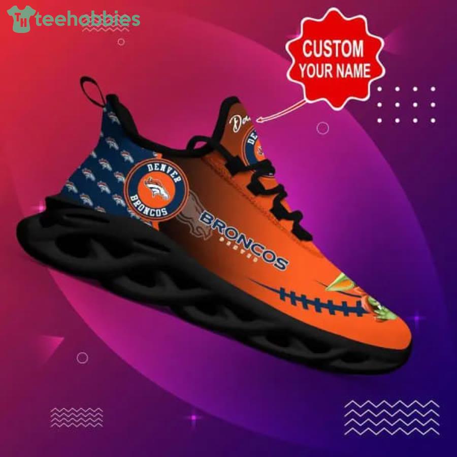 Denver Broncos NFL Shoes Max Soul Shoes For Men, Women - Freedomdesign