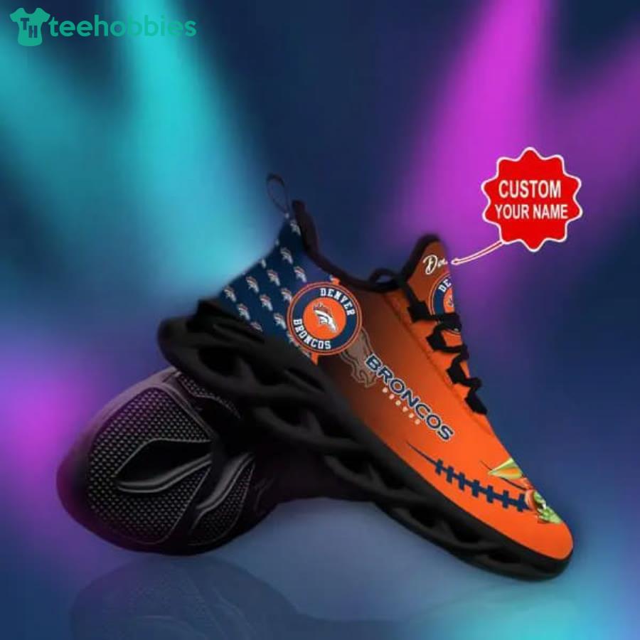 Denver Broncos NFL Shoes Max Soul Shoes For Men, Women - Freedomdesign