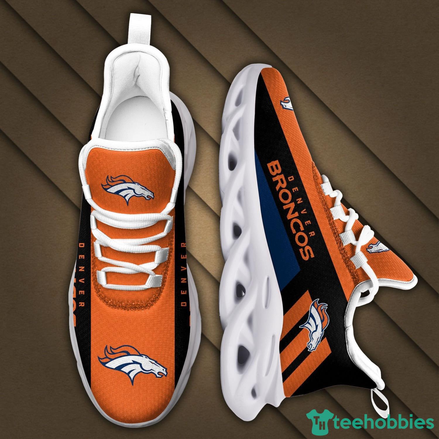 NFL Denver Broncos Orange Striped Max Soul Sneaker Product Photo 1