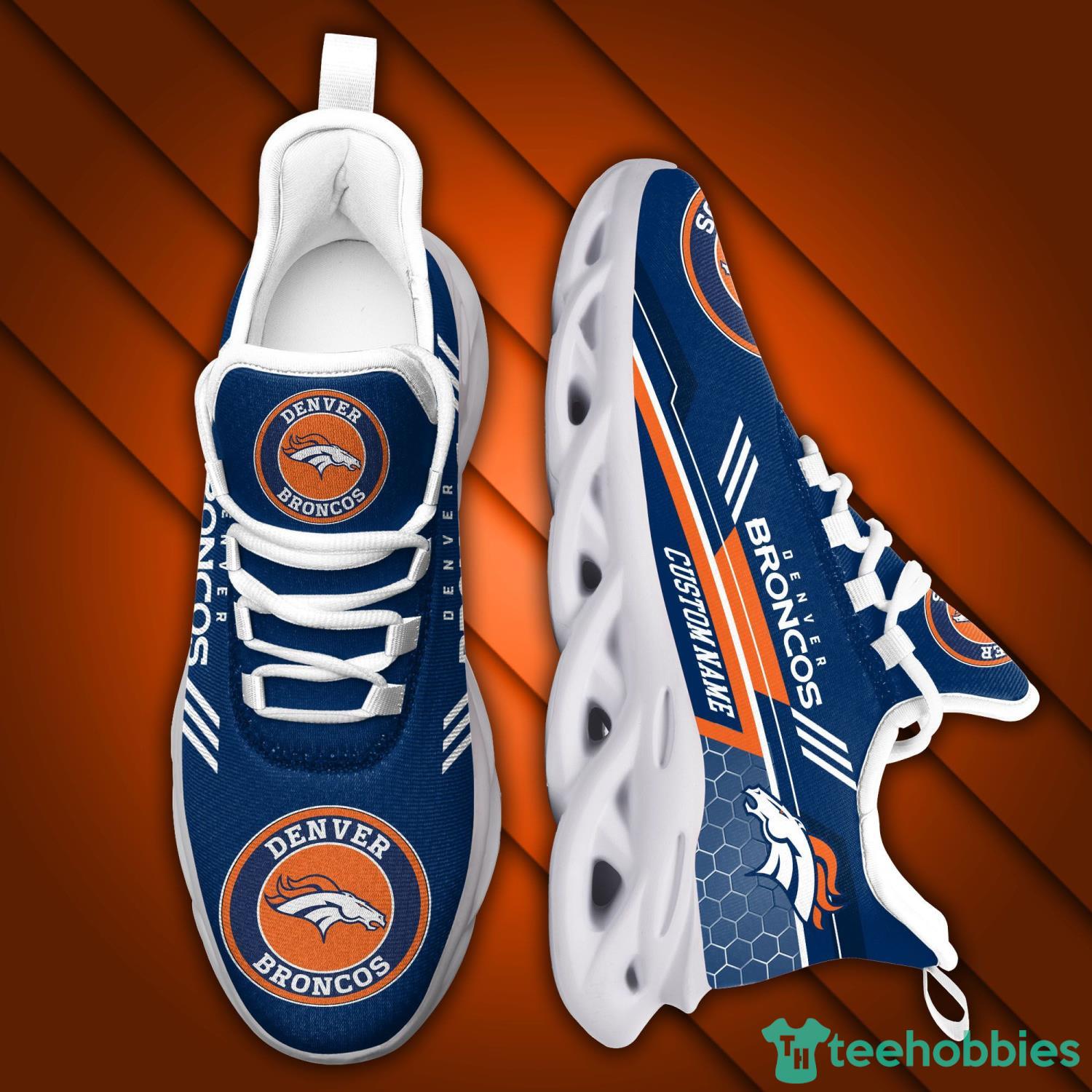 Denver Broncos NFL Shoes Max Soul Shoes For Men, Women - Freedomdesign