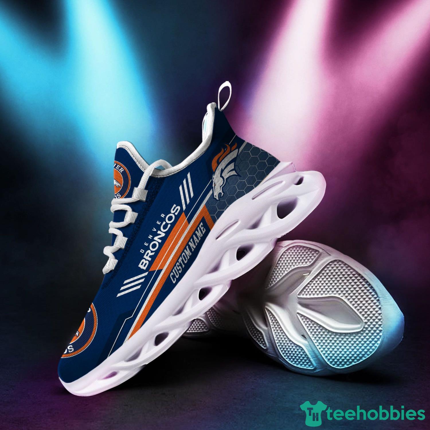 Custom Yeezy Running Shoes For Men Women Denver Broncos NFL