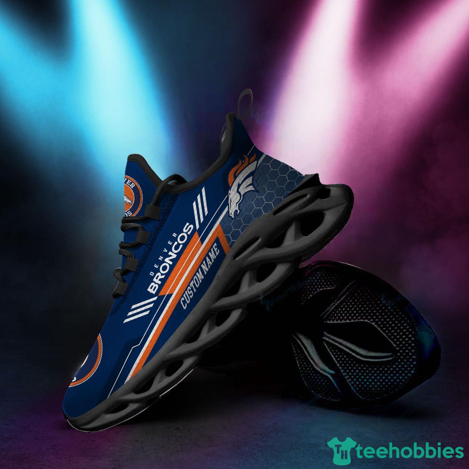 Denver Broncos NFL Sneakers Custom Name Ultra Max Soul Shoes For Fans