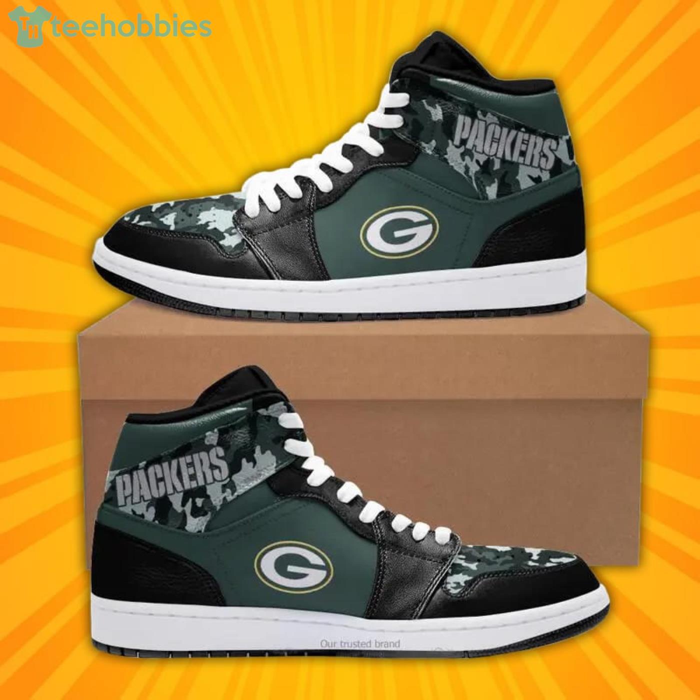 NFL Green Bay Packers Green Black Edition Air Jordan Hightop