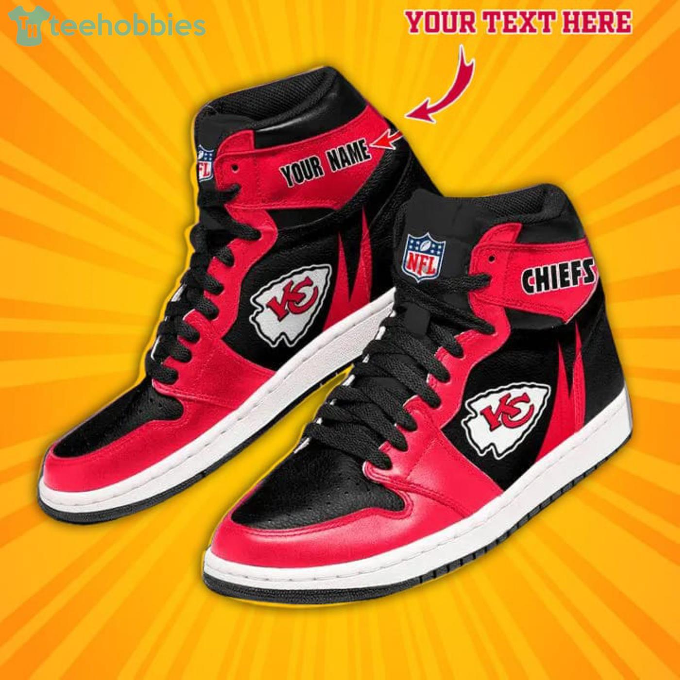 Kansas City Chiefs NFL Custom Name Air Jordan 11 Sneakers Shoes For Fans