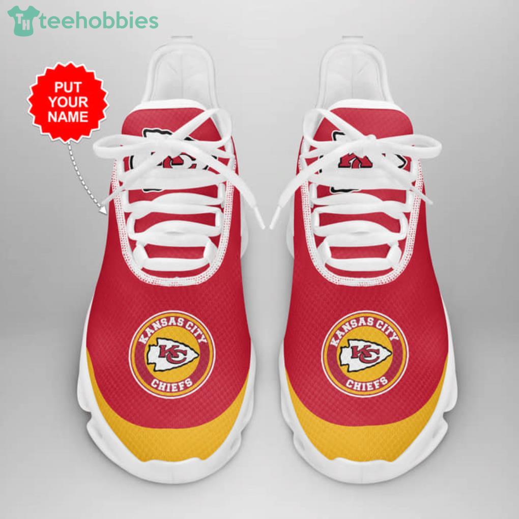 Kansas City Chiefs Custom Name NFL Max Soul Shoes Gift For Fans