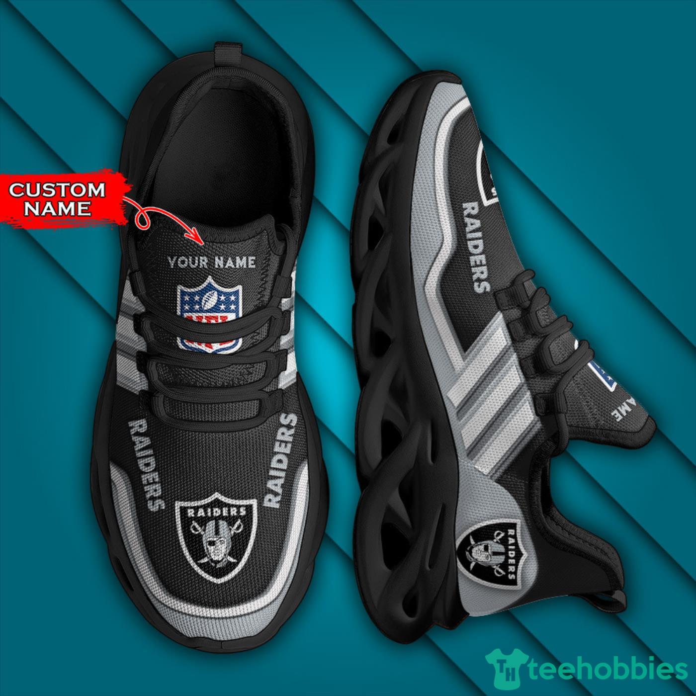 NFL Las Vegas Raiders Camo Black Max Soul Shoes